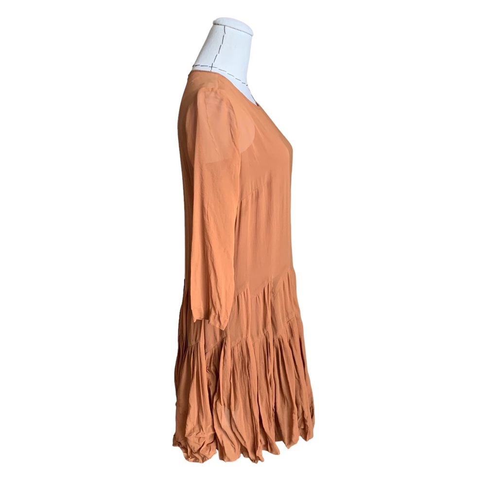 Madewell x Alexa Chung Carine Silk Dress sz 0 - Picture 5 of 12